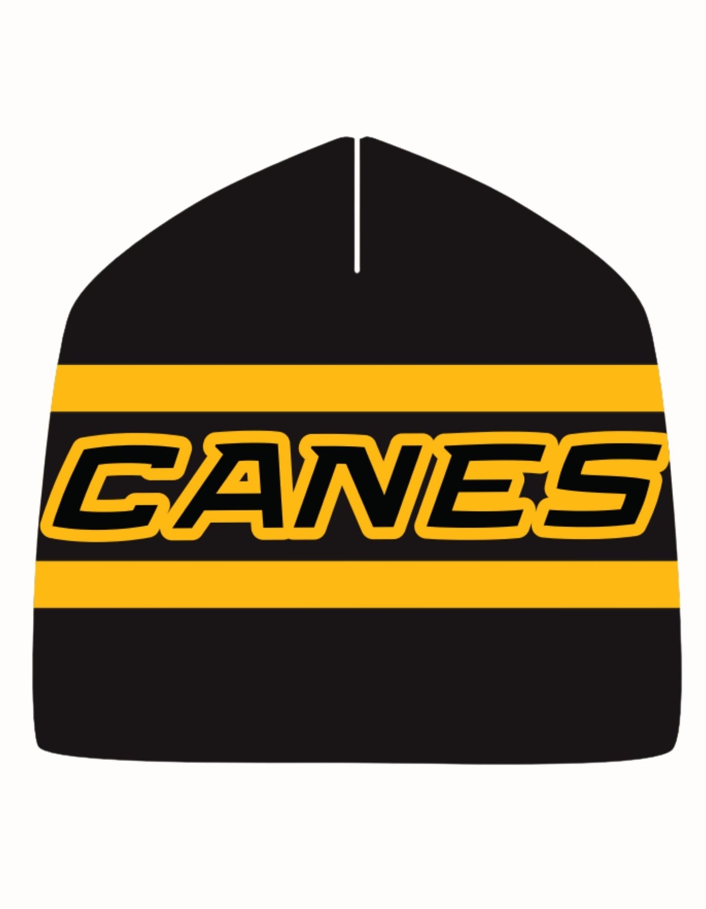 Canes Black Beanie