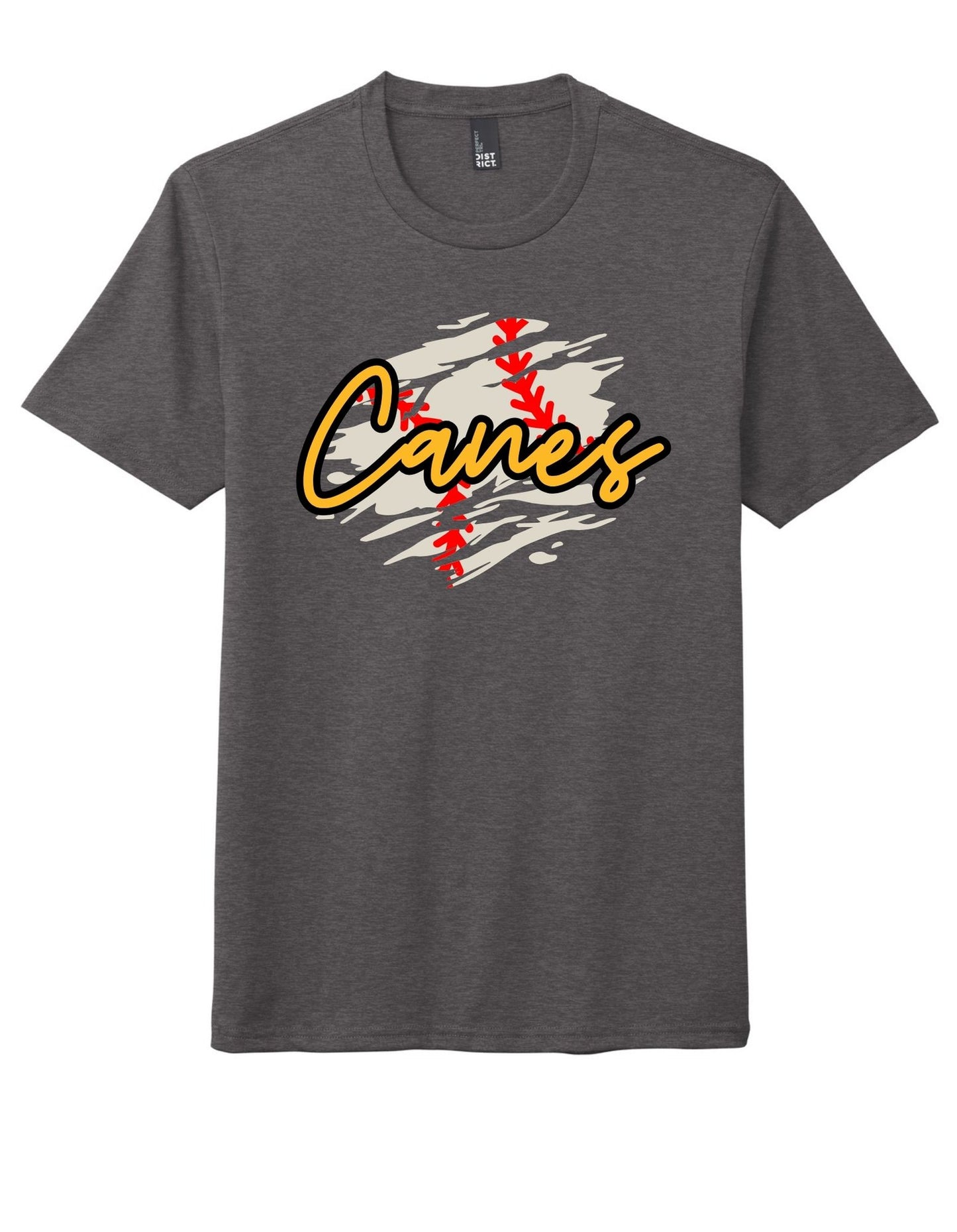 Canes Baseball Print Tee