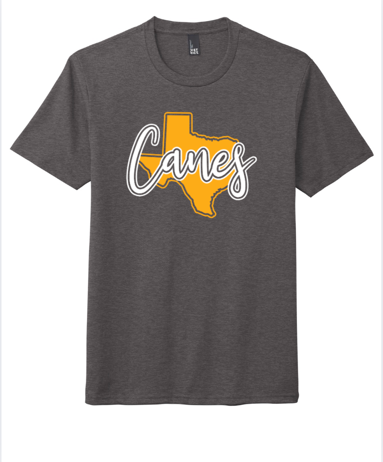 Canes Texas Cursive Tee