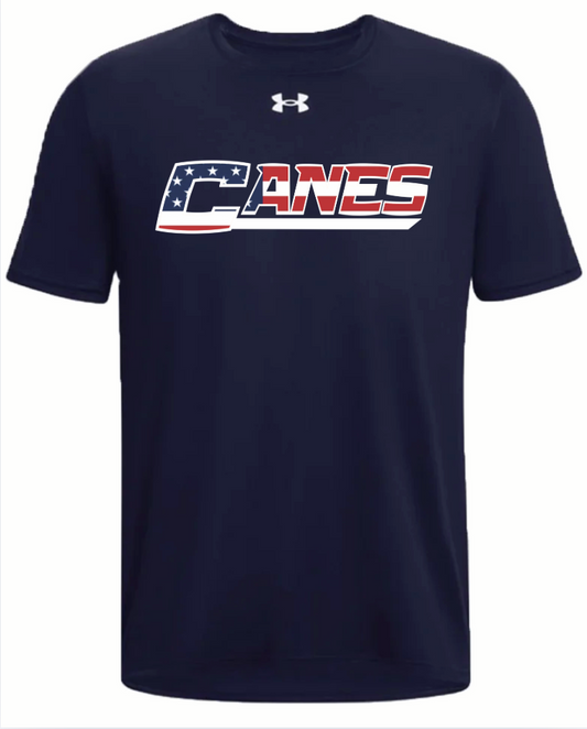 UA Canes USA Tee