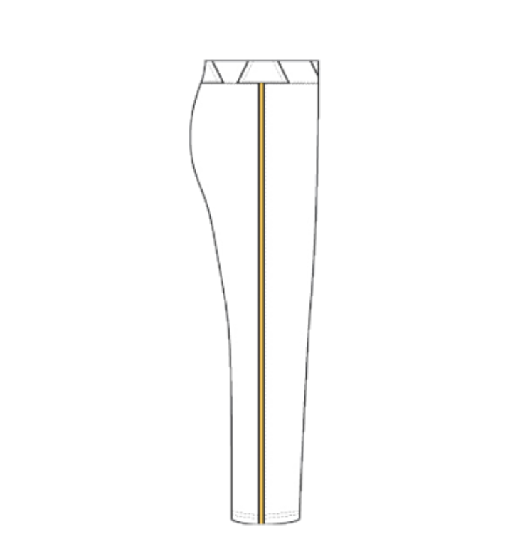 UA Custom Braided White Pants (Long & Knicker)