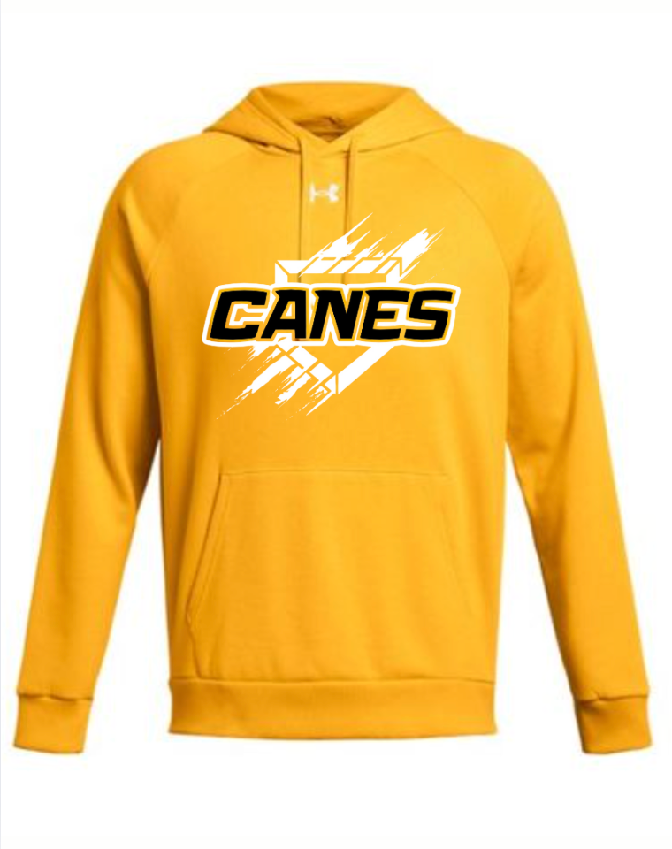 UA Canes Sliding Home Hoodie Adult