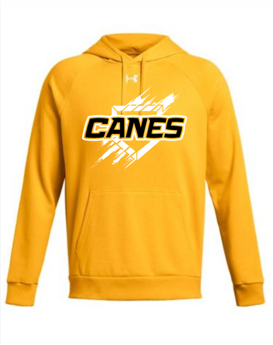 UA Canes Sliding Home Hoodie Youth