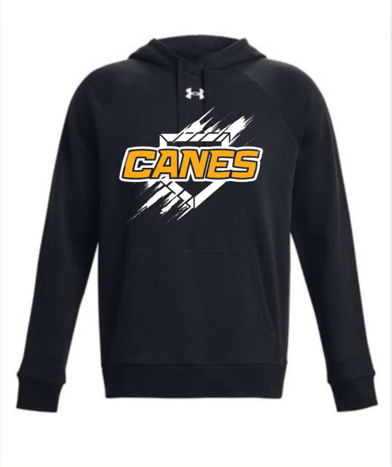 UA Canes Sliding Home Hoodie Adult