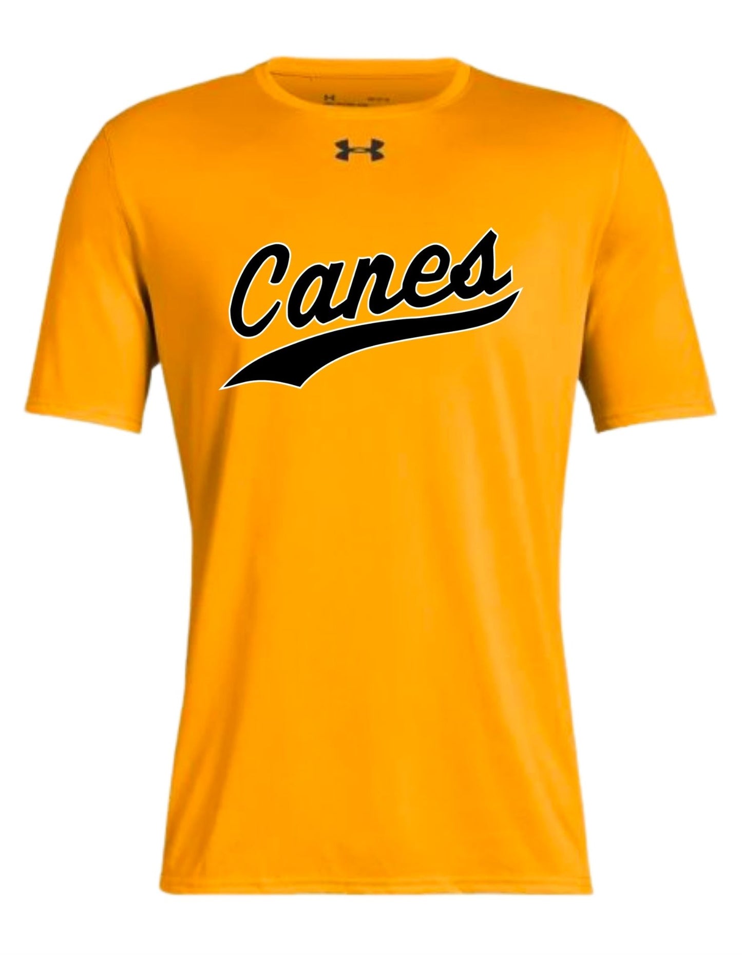 UA Canes Gold Tech Tee