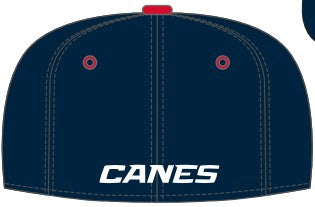 UA Canes Game Hat Navy American